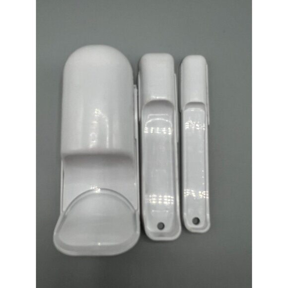 Pampered Chef Adjustable Measuring Spoon Cup Set Tablespoon Teaspoon Cup White - Picture 2 of 8